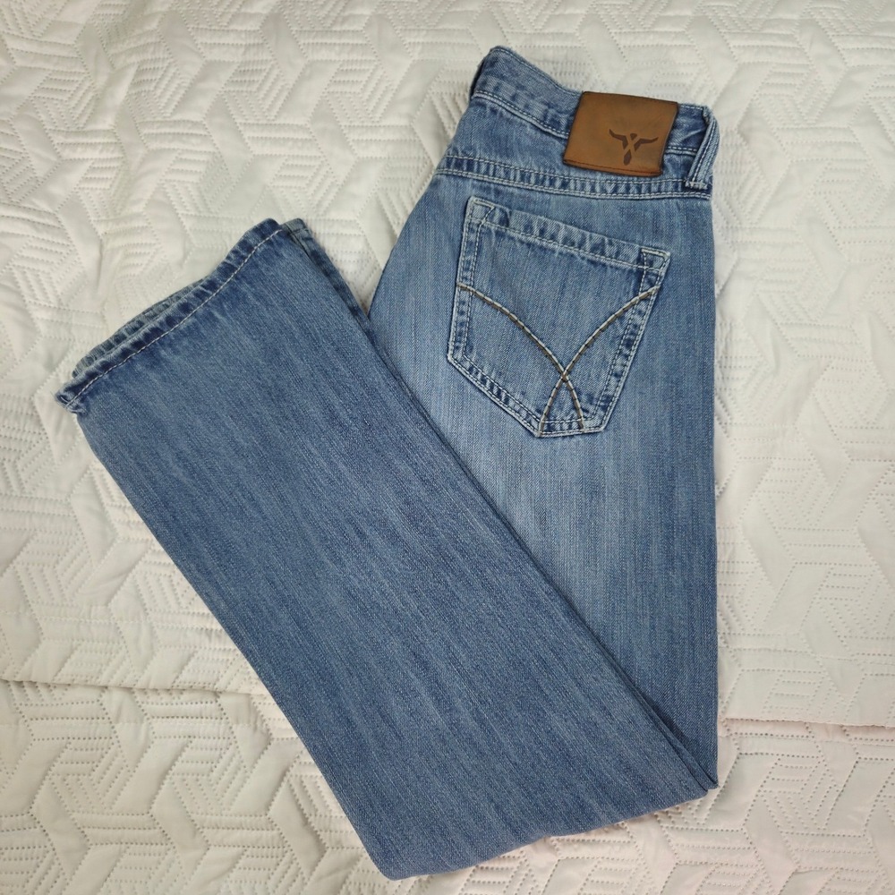 Wrangler 20X Vintage Bootcut Mens 31x32 Light Wash Blue Denim Jeans 42 Style